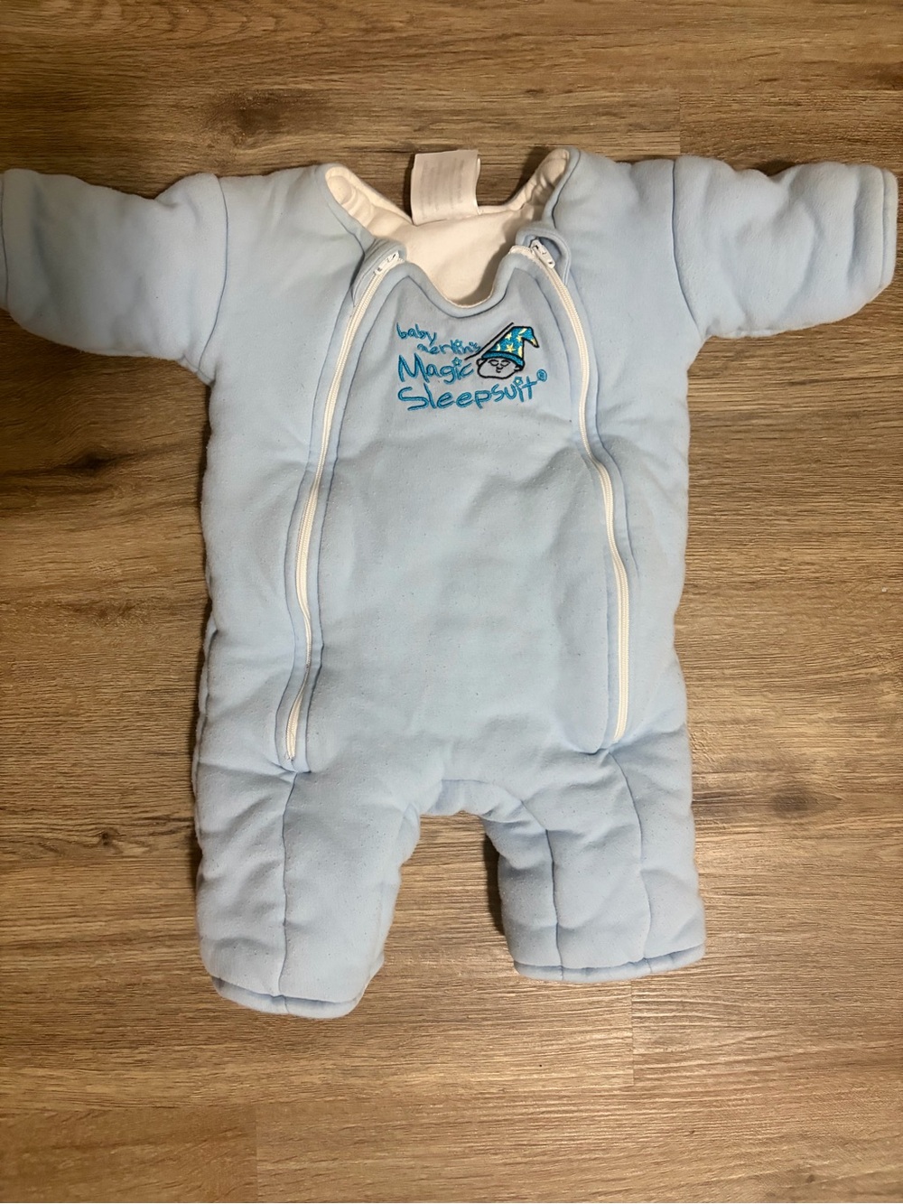 Baby Magic Sleepsuit Padded Sleep Sack in Light Blue